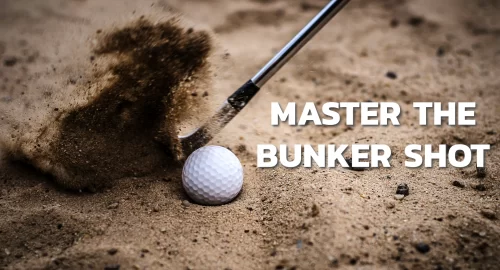 Hitting a ball out of the bunker